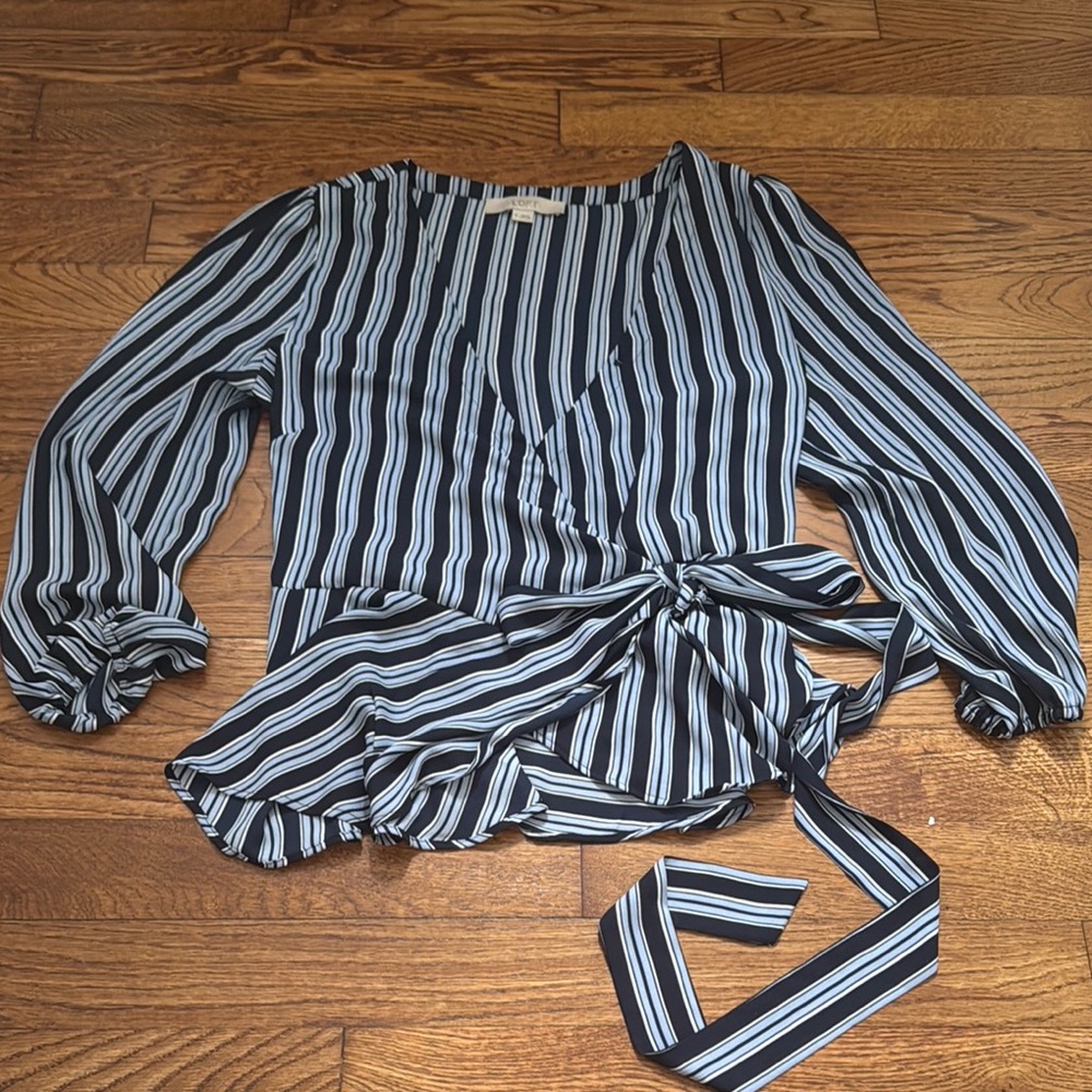 LOFT Wrap Blouse
